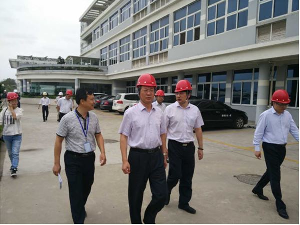 海门市长一行国庆节前检查米兰官方站网页版-米兰MiLan(中国)药业